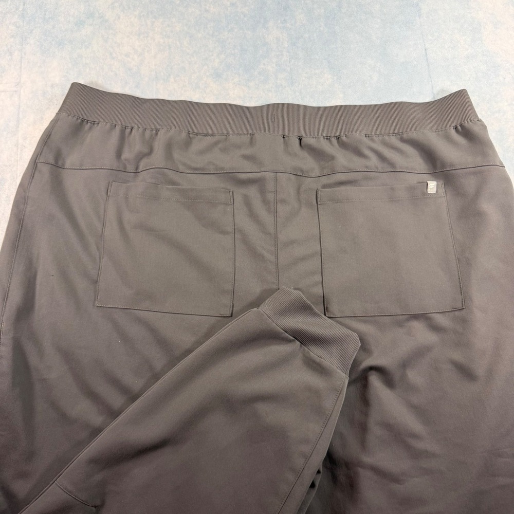 Fabletics Joggers Mens 3X Gray Excellent Drawstring Cargo‎ Performance Pants